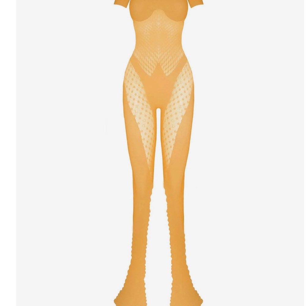 Poster Girl Stylish Orange Bodysuit